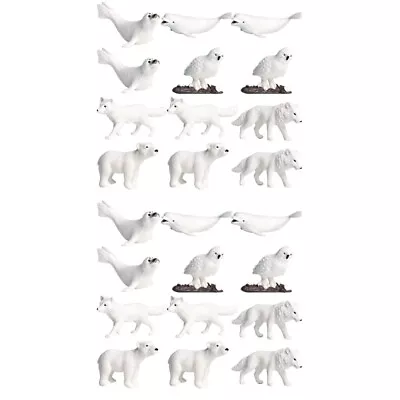 Buy 24 Pcs Animal Ornaments Miniature Decoration Miniture Statue • 12.85£