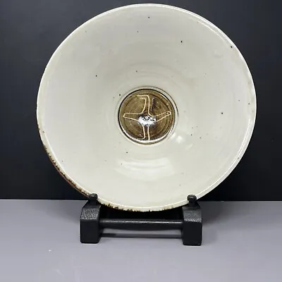 Buy Bernard Leach For Leach Pottery Bowl With Bird Decoration & Tenmoku Glaze #618 • 2,000£