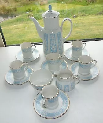 Buy Royal Doulton Fine China TC1020 Hampton Court 15 PC Set Coffee Pot Cups Saucers • 25£