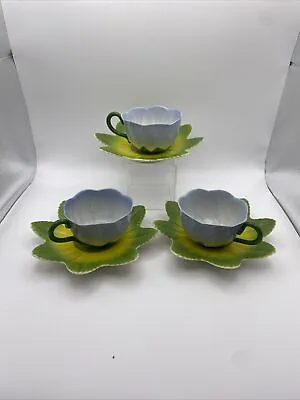 Buy Laura Ashley Water Lilly Cup And Saucer X 3 • 29.50£