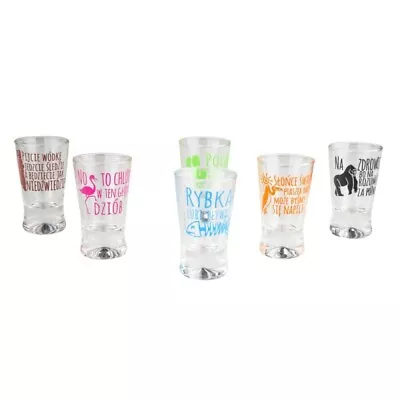 Buy Shot Glasses 25 Ml Animals Pack Of 6 Bar Drinkware Glassware • 12.95£