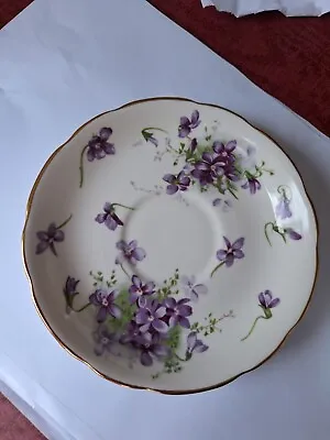 Buy Hammersley Victorian Violets Saucers X 4 • 11£
