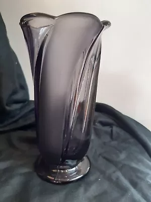 Buy 🏺Walther & Sohne Art Deco Purple Glass Semi-Frosted Vase  Primus   7  High • 25£