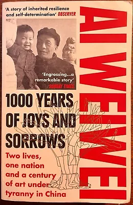 Buy 1000 Years Of Joys And Sorrows - Ai Weiwei - Vintage UK Paperback 2022 • 4.95£