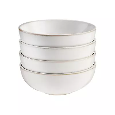 Buy Cooks Professional Nordic Stoneware Set Of 4 – Cereal Bowls In White • 32.99£