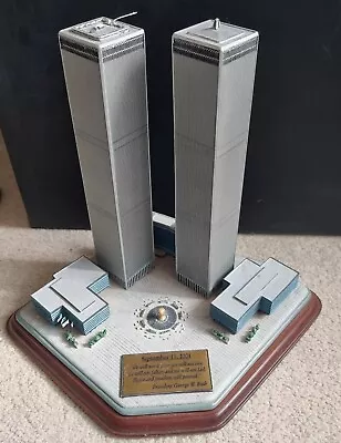 Buy Twin Towers Commemorative World Trade Center 911 Memorial NYC Danbury Mint Rare! • 50£