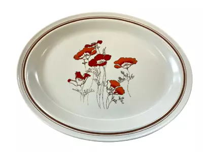 Buy Royal Doulton Fieldflower Oval Serving Dish Vintage 1970s Retro Charity Listing • 12.99£