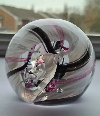 Buy Caithness  Ribbons  1989 Glass Paperweight | Alastair Macintosh | Etched • 10.49£