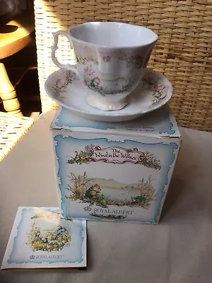 Buy Royal Albert The Wind In The Willows Portly’s Return Cup And Saucer Boxed Rare • 24.99£