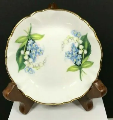 Buy Vintage Princess House Floral Wisteria Hammersley Bone China Butter Pat Plate  • 19.17£