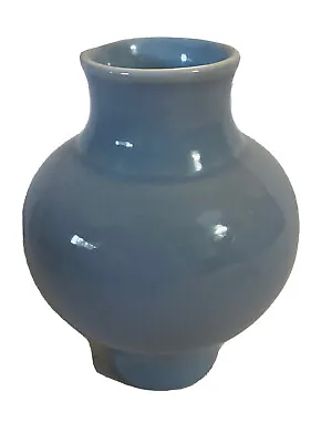 Buy Global Views Williamsburg Pastel Blue Ceramic Bud Vase Vtg Small  • 17.37£