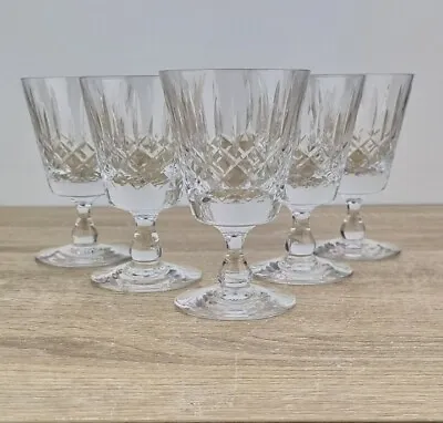 Buy Vintage Edinburgh Crystal Appin Wine Glasses Set Of 5  • 45£