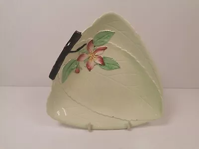 Buy Carlton Ware Apple Blossom Leaf Dish / Plate - Hand Painted - Australian Design • 9.99£