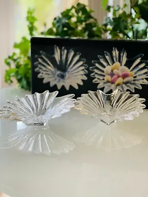 Buy Vintage Dartington Art Glass Palm Dishes By Anita Harris AH365 Boxed • 24.99£