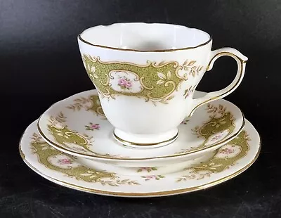 Buy Trio Duchess Bone China  GRANVILLE  Tea Cup Saucer And Side Plate  • 18.72£