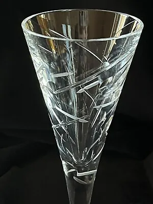 Buy Lunar Royal Doulton Crystal Champagne / Wine Glass 20.5cms Tall (8 ) Signed • 29.50£