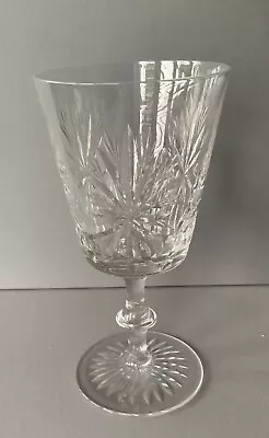Buy 16.5cm Edinburgh Crystal STAR OF EDINBURGH Claret Wine Glasses Signed • 17.50£