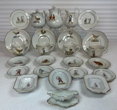Buy Child Miniature Porcelain French Tea & Luncheon Set C 1880 - 1910 • 379.40£