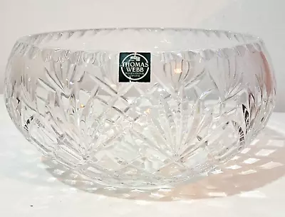 Buy Thomas Webb  Crystal Glass Handcrafted Hand Cut Bowl Beautiful Design • 20£