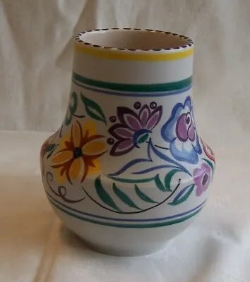 Buy Vintage Poole Pottery Vase 12 Cm Tall 10cm Widest Part In Excellent Condition • 7.99£
