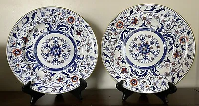 Buy Antique MINTON Eagle Japan Pattern Porcelain 10  Deco Plate C1880s Set Of 2 • 94.64£