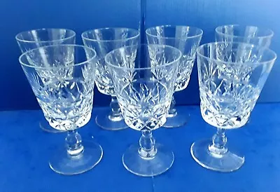 Buy 7 Royal Brierley Cut Glass 'Bruce' Sherry Glasses  • 17.75£