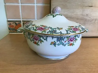 Buy Antique Booths Silicon China Floradora Footed Soup Tureen • 50£
