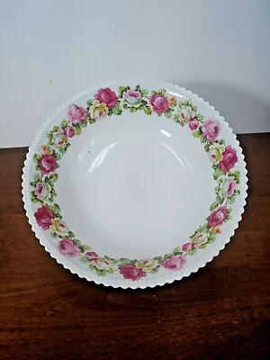 Buy Beautiful Floral Pk Silesia Porcelain Serving Bowl • 18.97£