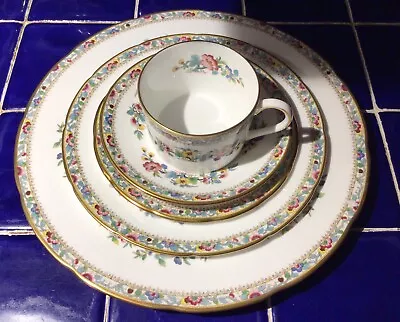 Buy 1970’s CoalPort Ming Rose 5 Piece Place Setting- Vintage - Discontinued • 89.76£