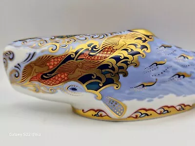 Buy Royal Crown Derby Paperweight Gold Stopper Guild Exclusive Oceanic Whale 60293 • 80£
