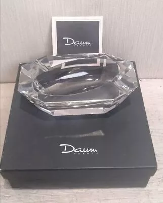 Buy Daum France Crystal Ashtray Mint With Box Unused • 162.26£