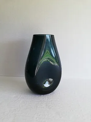 Buy Whitefriars Midnight Blue Soda Glass Dimple Vase. 9629 (6 ) Mike Cripps. C 1966 • 68£
