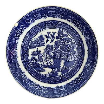 Buy Blue Willow Pattern Phoenix China Dish Blue And White 6” Diameter  • 0.99£