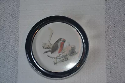 Buy Vintage Hand Cast Glass ‘Robin’ Paperweight, Hand Painted By John Moreland • 4.99£