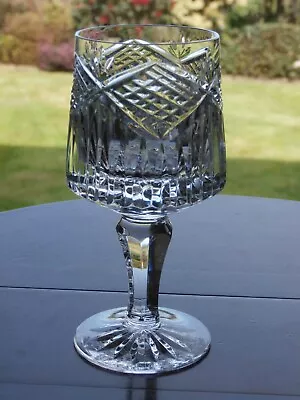 Buy Irish Tyrone Crystal  Slieve Donard  White Wine Glass  - Ex Cond • 11.99£