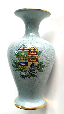 Buy Antique Royal Winton Grimwades Canada Crest Bluish Small Vase, Marked • 18.99£