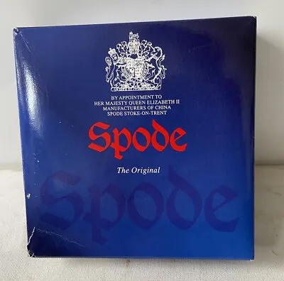 Buy Spode Copeland  Blue Italian Leaf Dish 7  New In Box • 30£