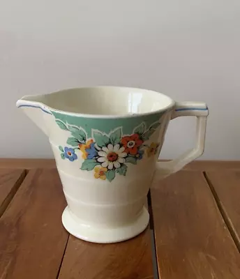 Buy Art Deco Grindley Pottery Milk Jug Creamer Floral Pattern • 2.99£