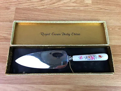 Buy Royal Crown Derby China Cake Slice Server Floral Design Boxed  • 14.99£