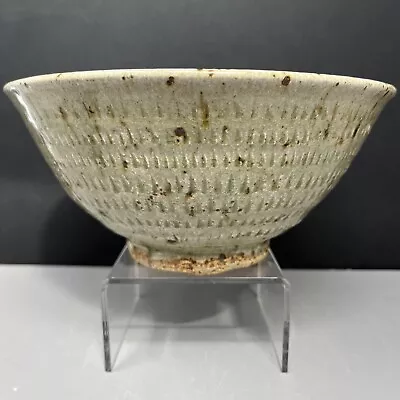 Buy Jim Malone Decorated Pottery Bowl With ‘chattering’ Externally & Internally #643 • 395£