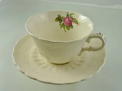 Buy Billingsley Rose Rd 70392 Cup & Saucer Pink Mark By Spode's Jewel  • 20.90£
