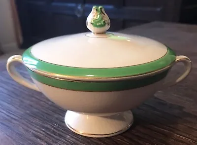 Buy Vintage Solian Ware Queen’s Green Small Lidded Serving Dish By Soho Pottery • 16£