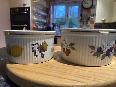 Buy  Porcelain Royal  Worcester - Evesham  - Vintage Oven To Table Ware X 2 Pieces • 10£