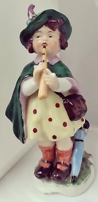 Buy Dresden Figurine China Ornament Girl With Flute • 4.50£
