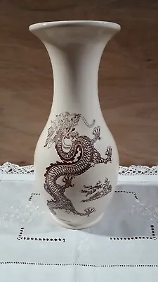 Buy Kingston Pottery Hull Made In England  Dragon Vase • 12£