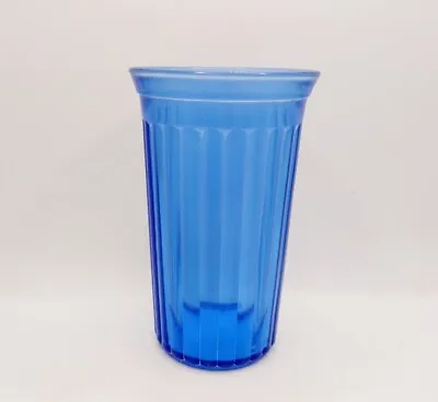 Buy Vintage Hazel Atlas Aurora Cobalt Blue Glass Tumbler 8 Oz 4.5  • 14.40£
