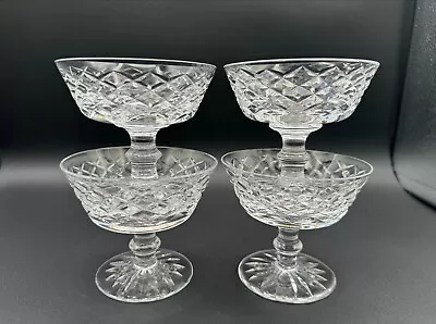 Buy Gorgeous Set Of 4 WATERFORD CRYSTAL Adare (Cut) Champagne /Sherbet Glasses MINT • 103.37£