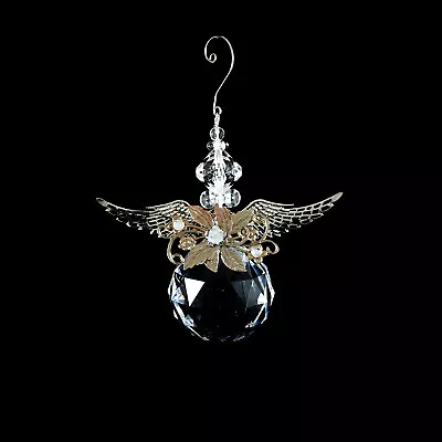 Buy LARGE JUMBO Acrylic Crystal Angel Christmas Seasonal Hanging Ornament • 17.28£