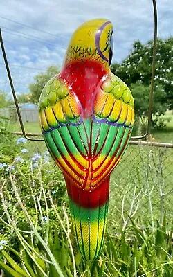 Buy XLg Talavera Parrot Bird Animal Ceramic Mexican Pottery Hanging Patio 21  #2 • 47.37£