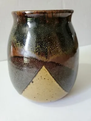Buy Studio Pottery Vase Mid Century Modern 6  Tall Signed  Cheri New Orleans 1978  • 16.32£
